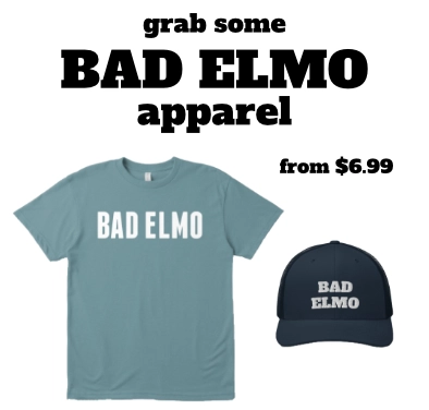 Bad Elmo apparel